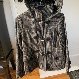 Celebrity Pink Short Pea Coat